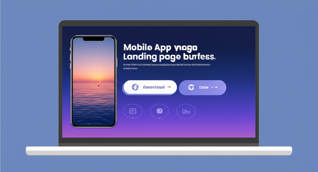 Mobile App Landing